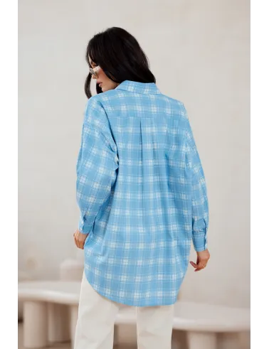 Olly - Oversize Damenhemd mit Longline-Silhouette | Roco Fashion