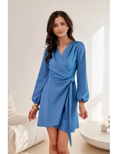 Florence – Elegantes Kurzkleid im Wrap-Design mit Bindung | Roco Fashion