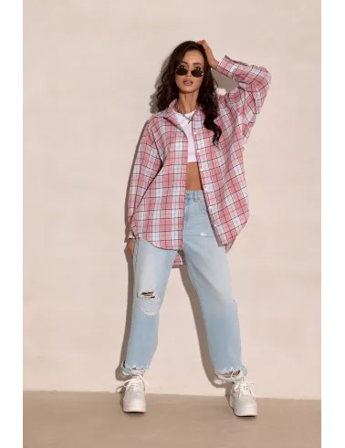 Salina – Oversize Karohemd mit modernem Schnitt und langen Ärmeln | Roco Fashion