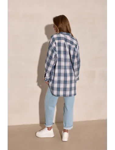 Salina – Oversize Karohemd mit modernem Schnitt und langen Ärmeln | Roco Fashion