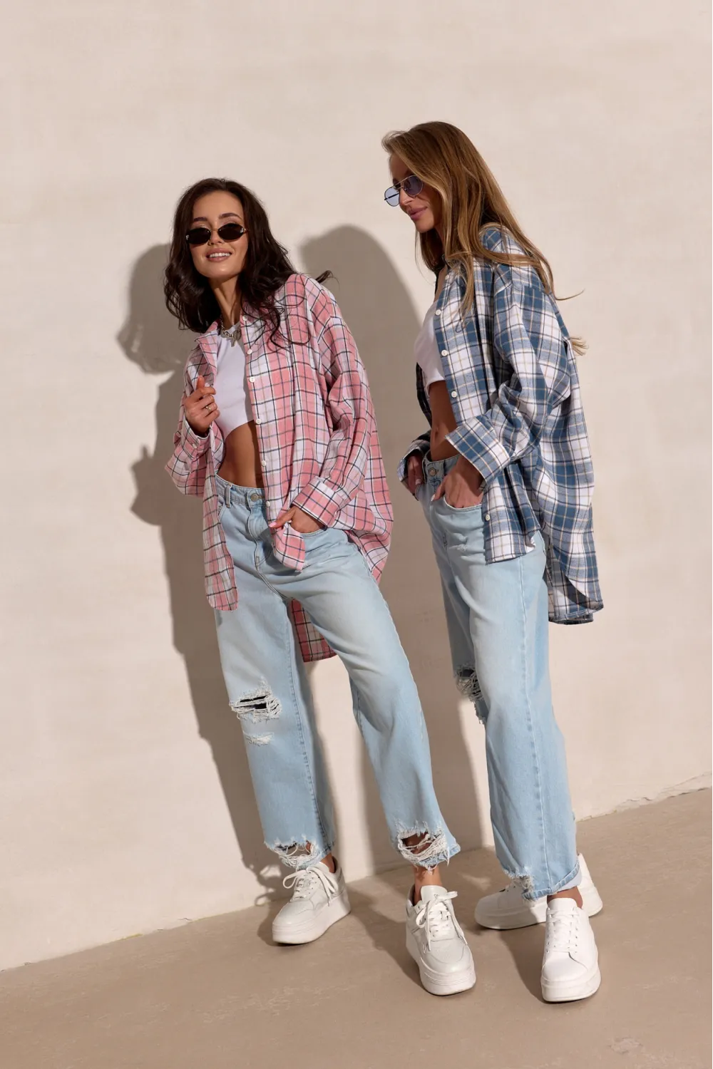 Salina – Oversize Karohemd mit modernem Schnitt und langen Ärmeln | Roco Fashion