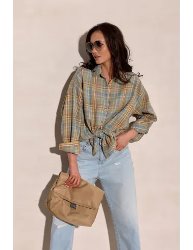 Salina – Oversize Karohemd mit modernem Schnitt und langen Ärmeln | Roco Fashion