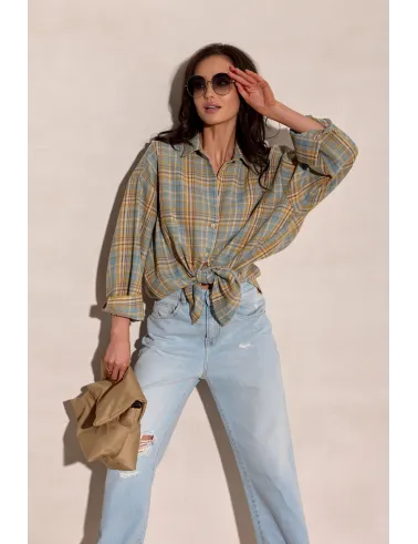 Salina – Oversize Karohemd mit modernem Schnitt und langen Ärmeln | Roco Fashion