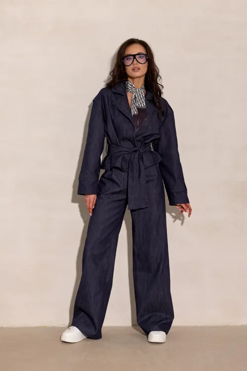 Zinnia – elegante Wide-Leg-Hose mit hohem Bund | Roco Fashion