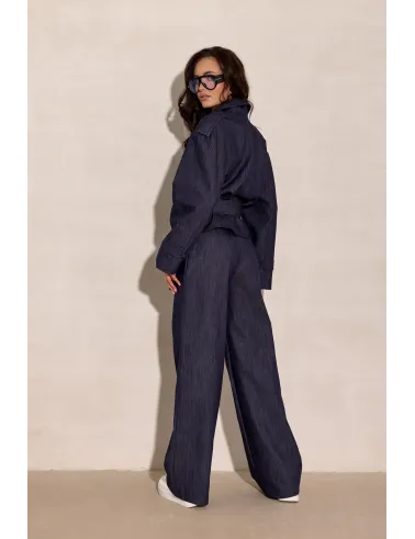 Zinnia – elegante Wide-Leg-Hose mit hohem Bund | Roco Fashion