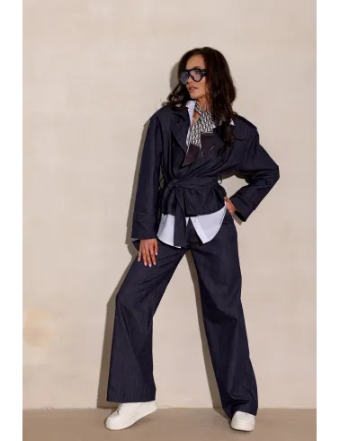 Zinnia – elegante Wide-Leg-Hose mit hohem Bund | Roco Fashion