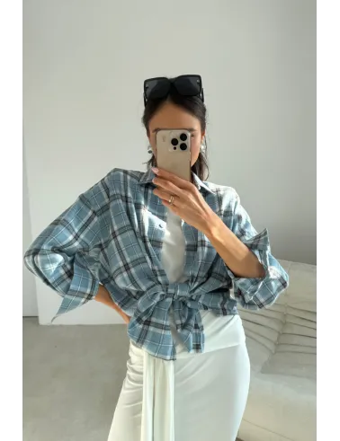 Salina – Oversize Karohemd mit modernem Schnitt und langen Ärmeln Damen | Roco Fashion