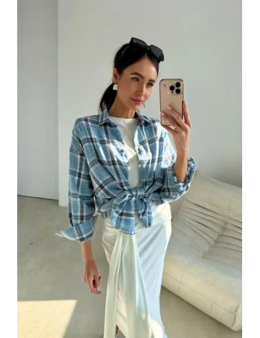 Salina – Oversize Karohemd mit modernem Schnitt und langen Ärmeln Damen | Roco Fashion